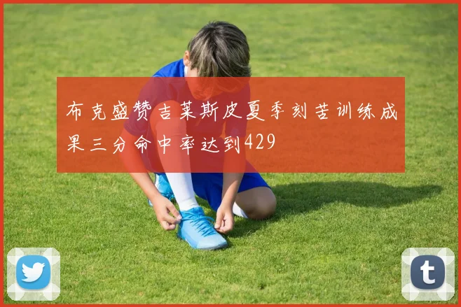 布克盛赞吉莱斯皮夏季刻苦训练成果三分命中率达到429